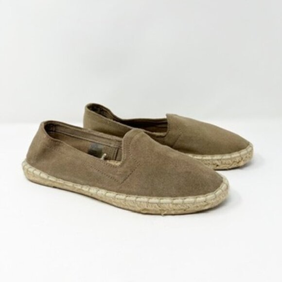 Gap Loafer Women's Size 8 Oak Slip-In Flat Suede Espadrille - Picture 2 of 11